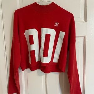 Adidas cropped sweater